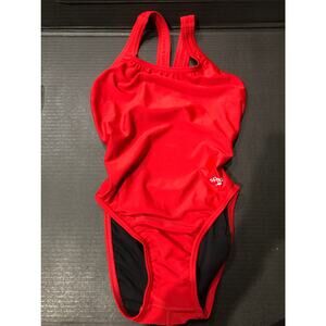 Women's red speedo Pro LT